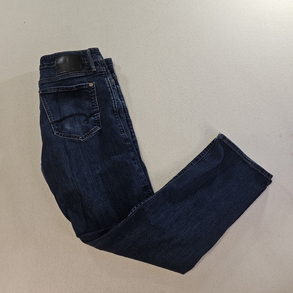 Mavi Other - Mavi Zach Straight Leg Jeans 35x32 Dark Wash Stretch Denim